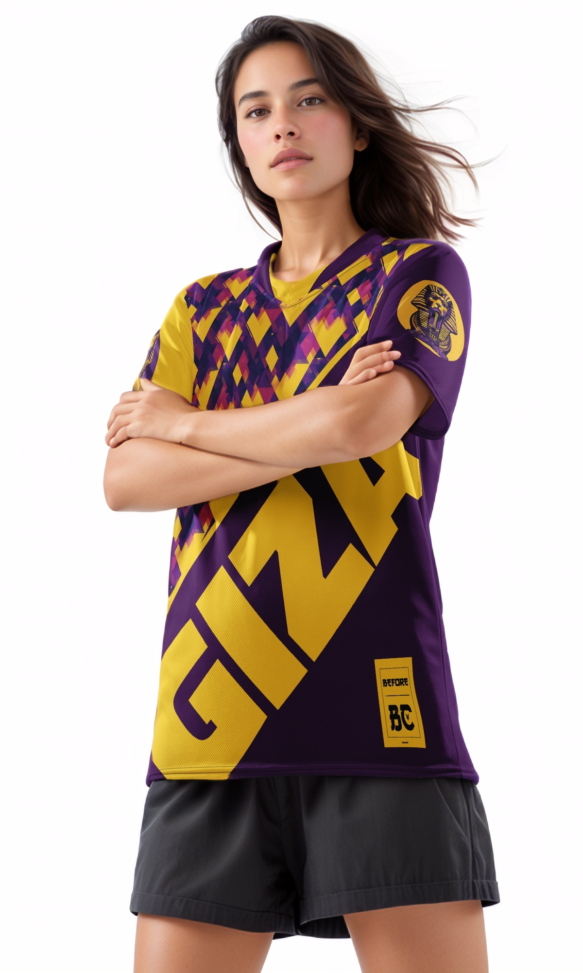 Giza Heritage Pixel Art Football Jersey