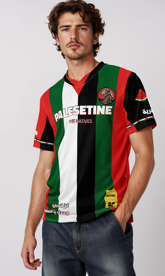 Palestine National Pride Football Jersey - 48 Edition