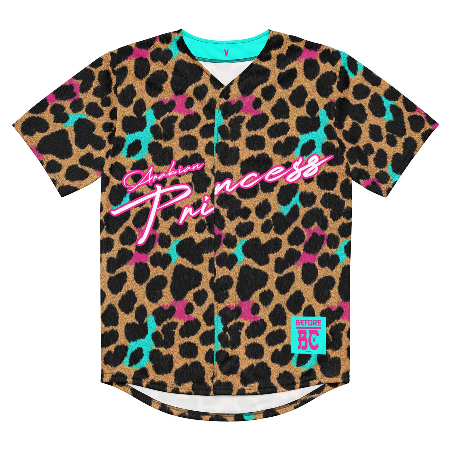 Arabian Princess Leopard Print baseball jersey