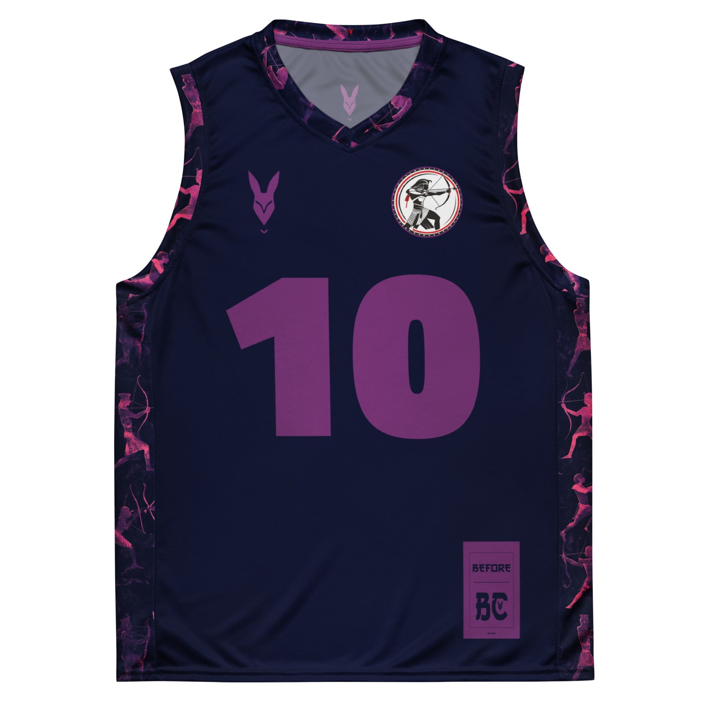 Bold Navy & Purple Streetwear Basketball Jersey - Inspired by Egyptian Streetwear Culture