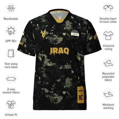 Iraq Camo Heritage Football Jersey by Before BC