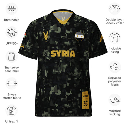 Syria Camo Heritage Football Jersey by Before BC