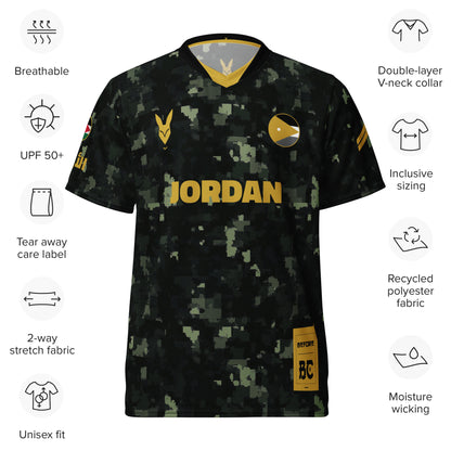 Jordan Camo Heritage Football Jersey by Before BC