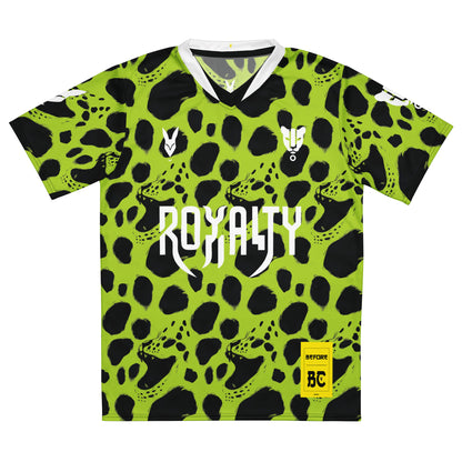 Vibrant Arabian Leopard Football Jersey – Roar of Streetwear Royalty