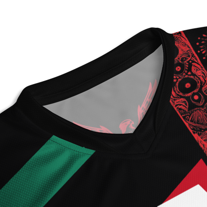 UAE Football Jersey with Past-Present-Future Design