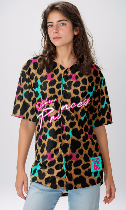 Arabian Princess Leopard Print baseball jersey