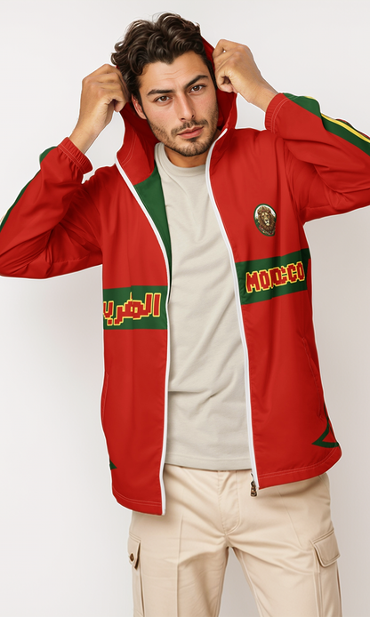 Morocco Pride Windbreaker Jacket